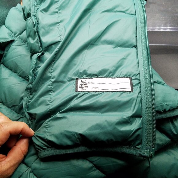Eddie Bauer Boys Packable Jacket Size XL (14/16) – Green – Lightweight Windbreak - Picture 12 of 16